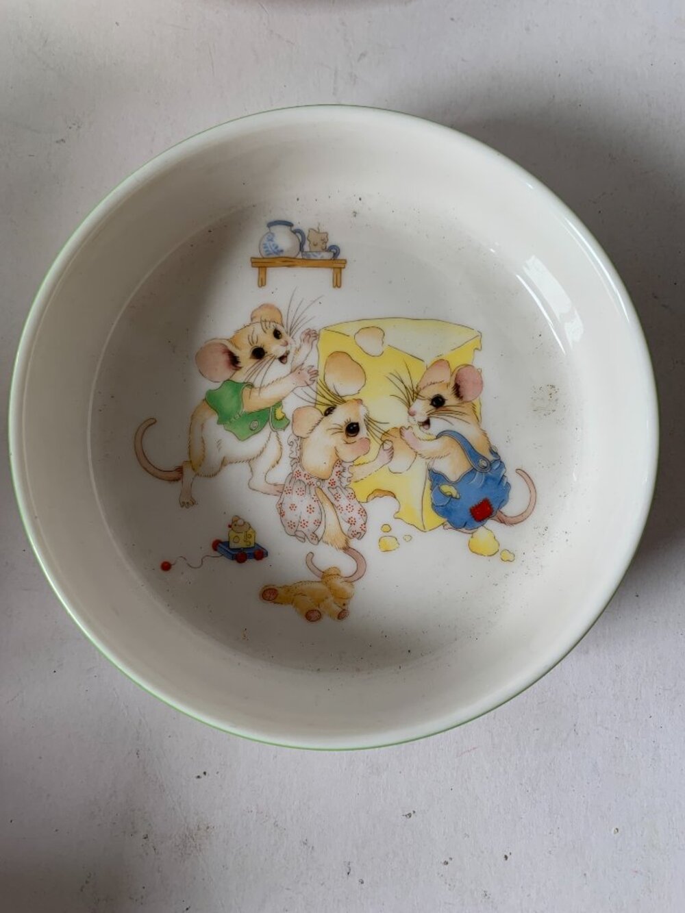 GORHAM MERRY MOUSE GIFT 1983 PRISCILLA HILLMAN PLATE BOWL CUP FOR KIDS - Picture 9 of 16